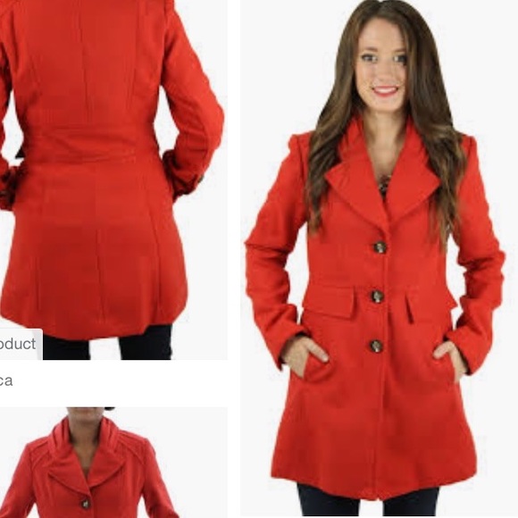 Jessica Simpson Jackets & Blazers - Medium JESSICA SIMPSON Pea Coat EUC!